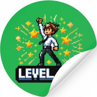 Discover Game On: Triumphant Ascension - Level Up Stickers