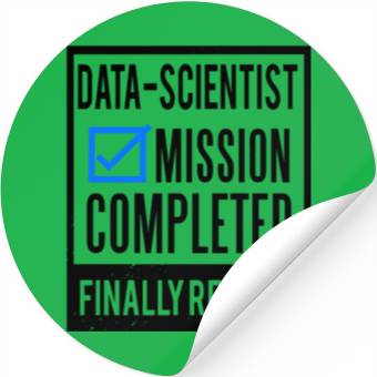 Discover Retirement - Retired Data-Scientist Stickers