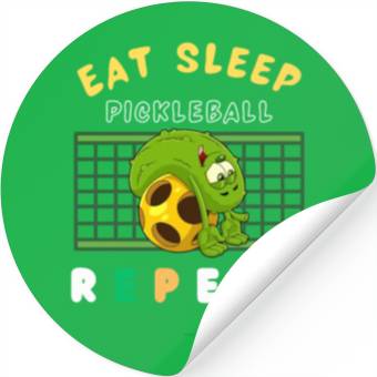 Discover Funny Pickleball Design Stickers