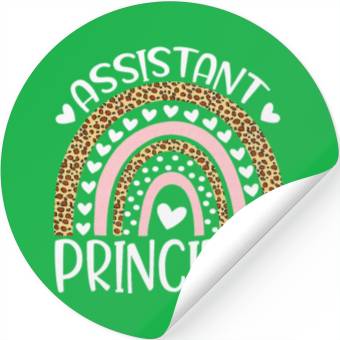 Discover Assistant Principal Back To School First Day Stickers
