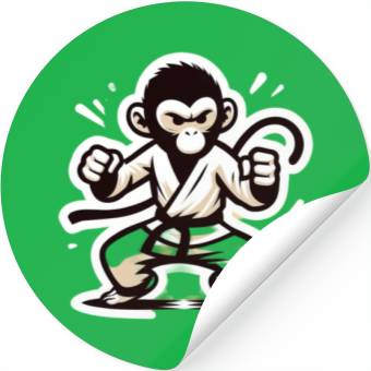 Discover Kungfu Monkey I Stickers