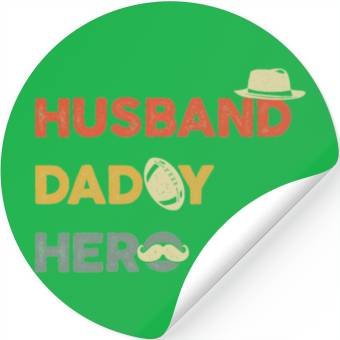 Discover Multi-Role Hero: Husband & Dad Stickers