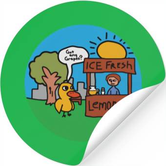 Discover Lemonade Duck Stickers