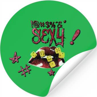 Discover sexy f*ck !@#$%^&* Stickers