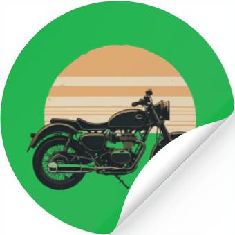 Discover A classic motorcycle Stickers