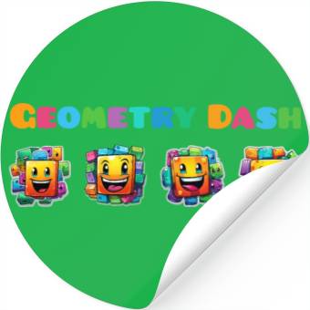 Discover Geometry dash Stickers
