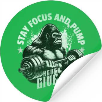 Discover Gorilla gym Stickers