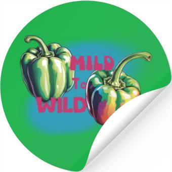 Discover Mild to wild bel pepper Stickers
