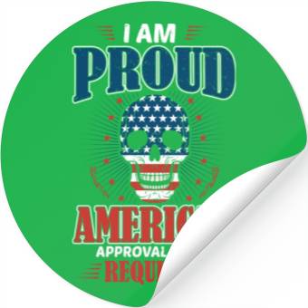 Discover Proud American Stickers