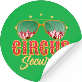 Discover Circus Security Costume Theme Party Acts Stickers