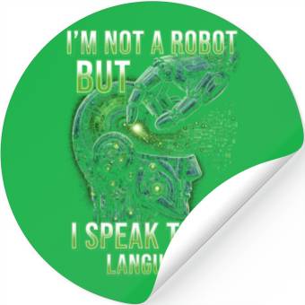 Discover Robotics Engineer I'm Not A Robot Stickers