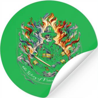 Discover Heroic Firefighter Valor Stickers
