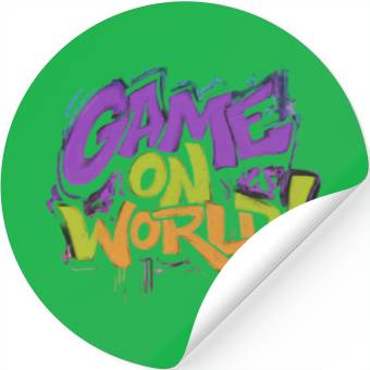Discover GAME ON WORLD Stickers