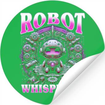 Discover Robotics Engineer Robot Whisperer Stickers