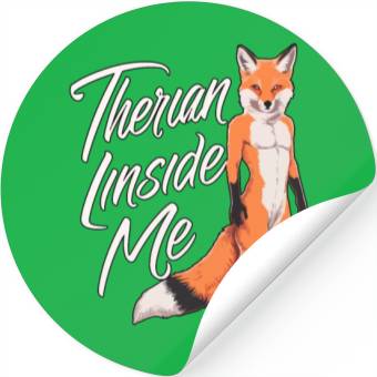 Discover Therian Inside Me Fox Stickers