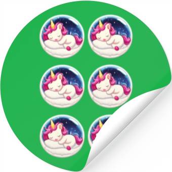 Discover Unicorn sticker set Stickers