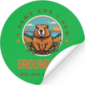 Discover Groundhog Stickers