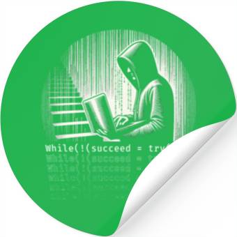 Discover Robotics Engineer While (!(succeed=Try())); Stickers
