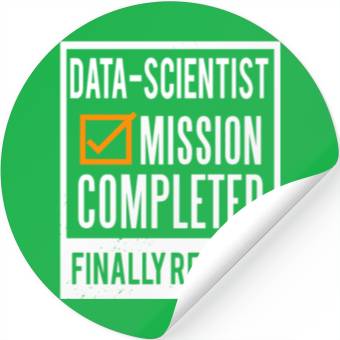 Discover Retirement - Retired Data-Scientist Stickers