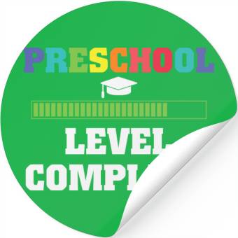 Discover Preschool level complete Graduation Stickers