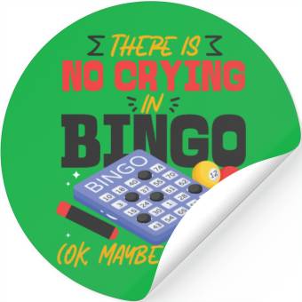 Discover Bingo Player There Is No Crying In Stickers