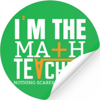 Discover MATH TEACHER Stickers DESIGN