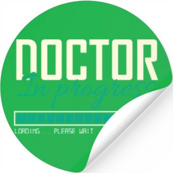 Discover doctor in progress Stickers