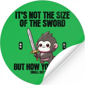 Discover Longsword Gorilla Stickers