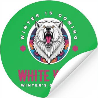 Discover White Wolf Stickers