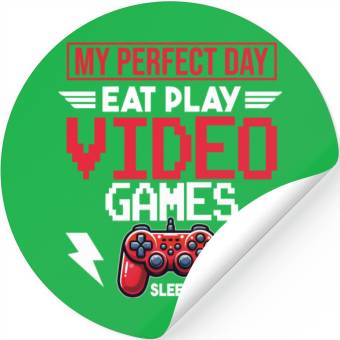 Discover Video Games Stickers