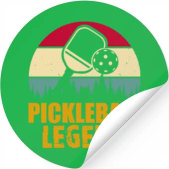Discover Pickleball legend Stickers