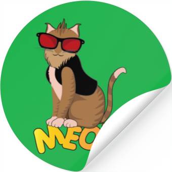 Discover Cat Pose Meow! Stickers