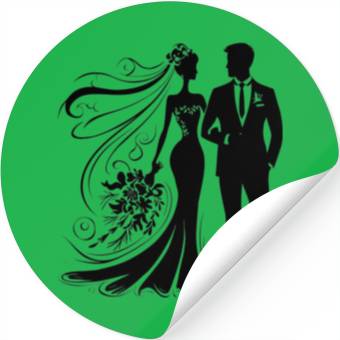 Discover Bride Groom Stickers