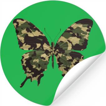 Discover Natural Camouflage Butterfly Stickers