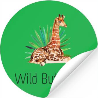 Discover Wild but cute giraffe Stickers