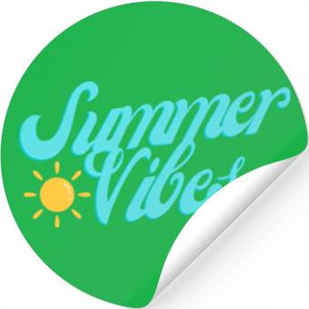 Discover Summer Vibes Stickers