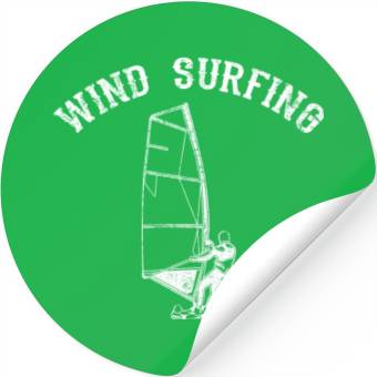 Discover Wind Surfing Stickers