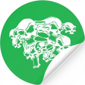 Discover Death Skull!  Stickers