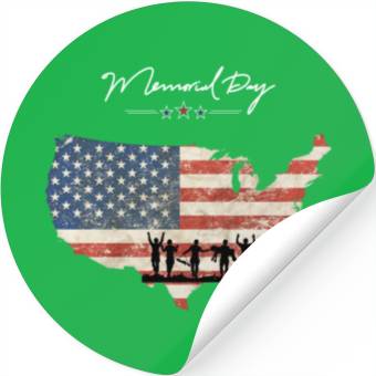 Discover Memorial Day Stickers