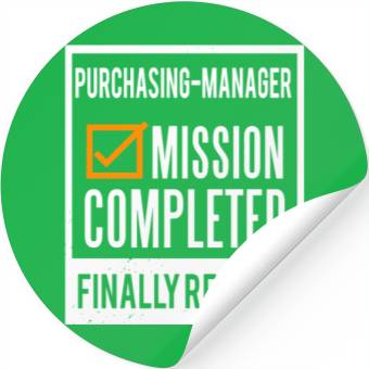 Discover Retirement - Retired Purchasing-Manager Stickers