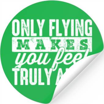 Discover Flying Pilots Saying Stickers