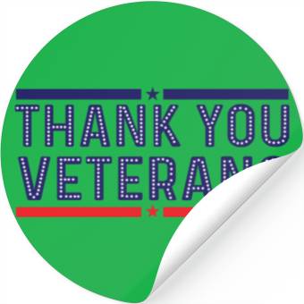 Discover THANK YOU VETERANS Stickers