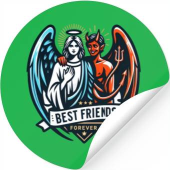 Discover Best Friends Forever: Angel & Devil Stickers