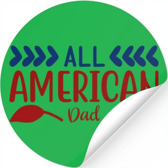 Discover All American Dad Stickers