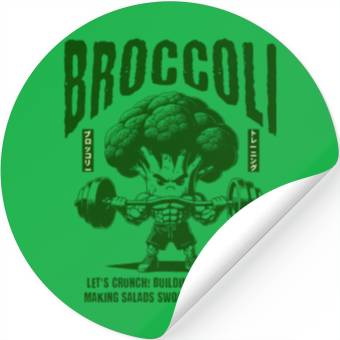 Discover Broccoli Gym Stickers