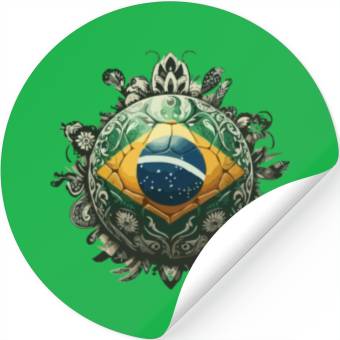 Discover brasil Stickers