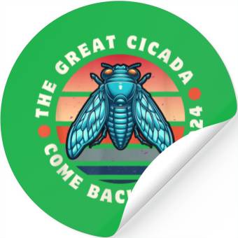 Discover Cicada-Comeback-Insect-Magicicada- Stickers