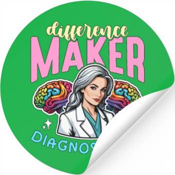Discover School Psych Difference Maker School Counselor Stickers