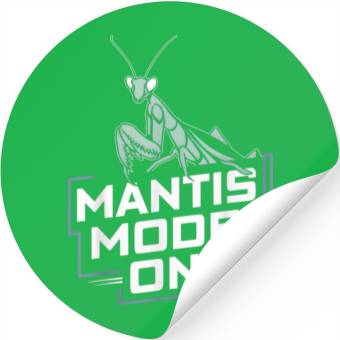 Discover Praying Mantis Mode Insect Enthusiasts Stickers