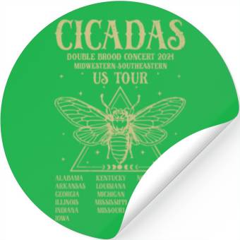Discover CICADAS US TOUR Stickers